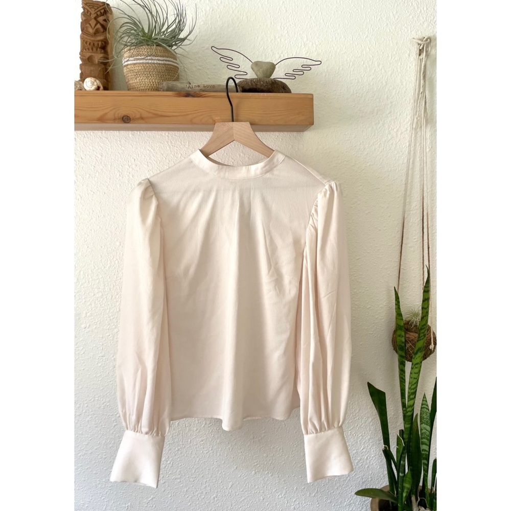 Rachel Zoe light blush colored blouse